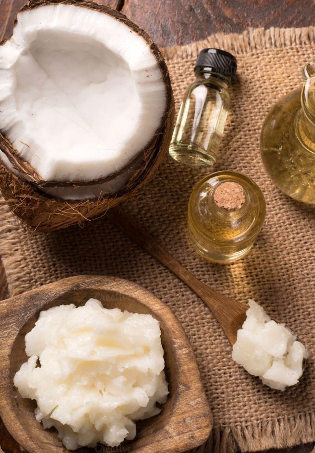 Kokosolja och naturliga produkter
